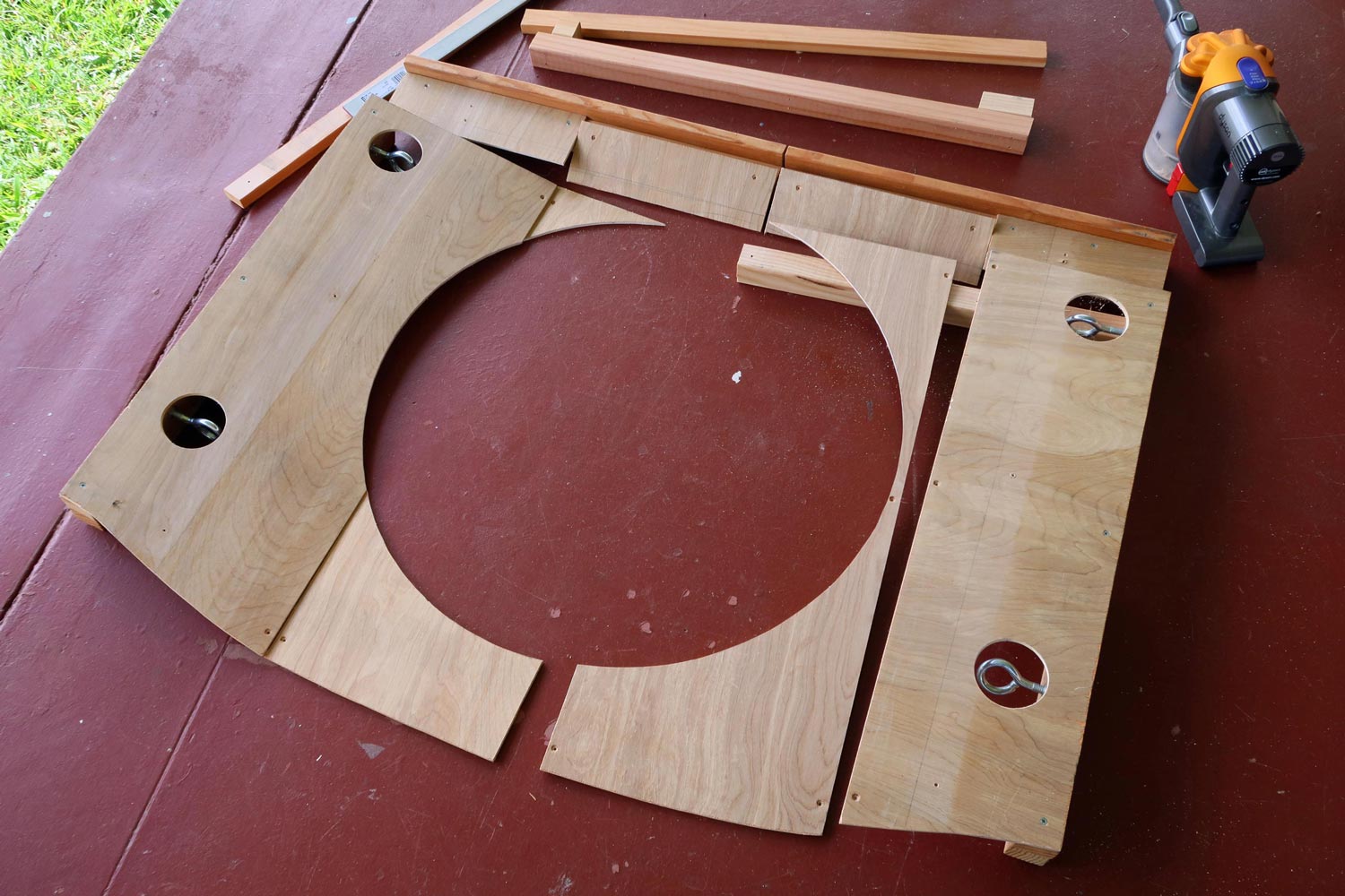 自作60cmドブソニアンの製作過程写真