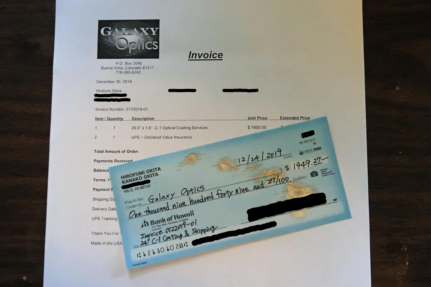 自作60cmドブソニアンの製作過程写真