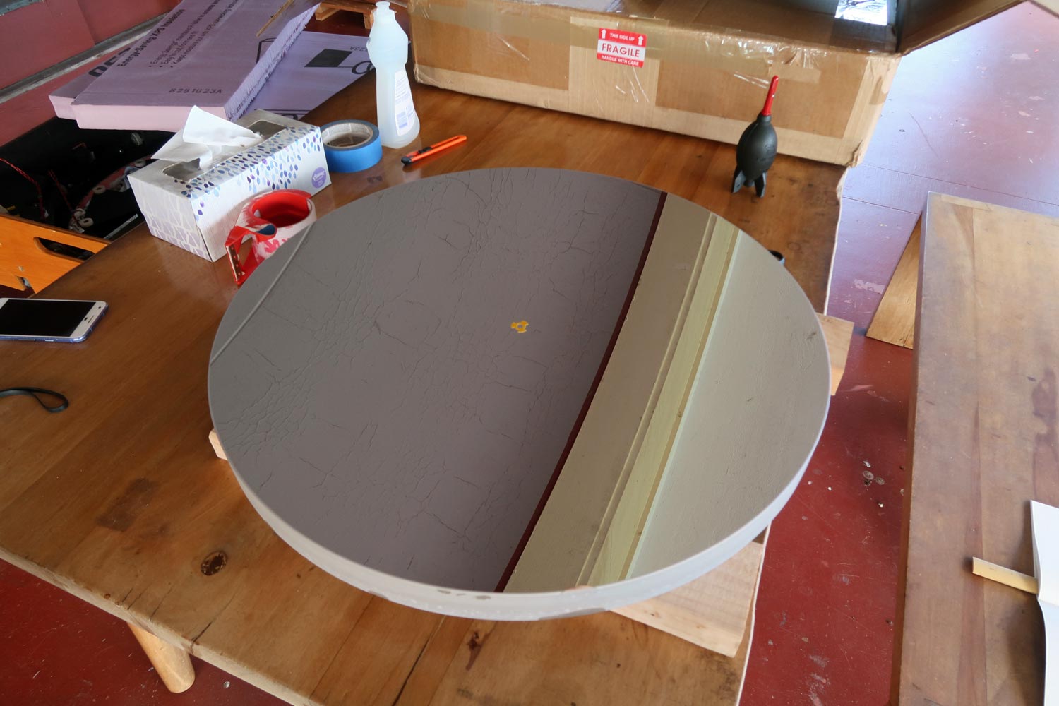 自作60cmドブソニアンの製作過程写真