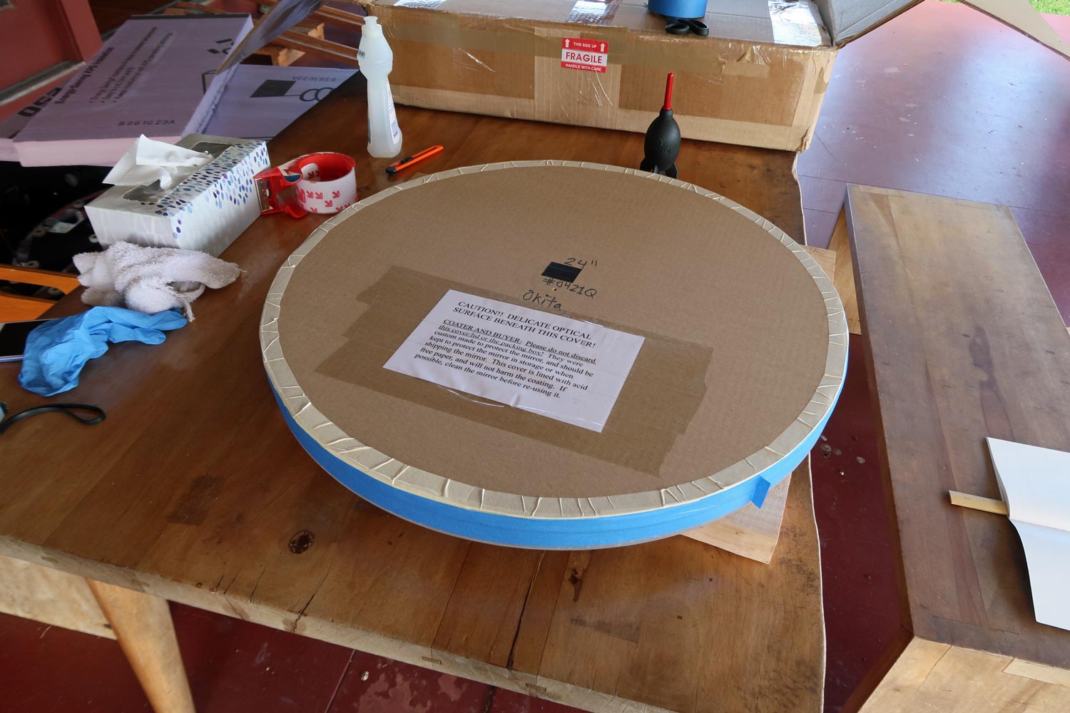 自作60cmドブソニアンの製作過程写真