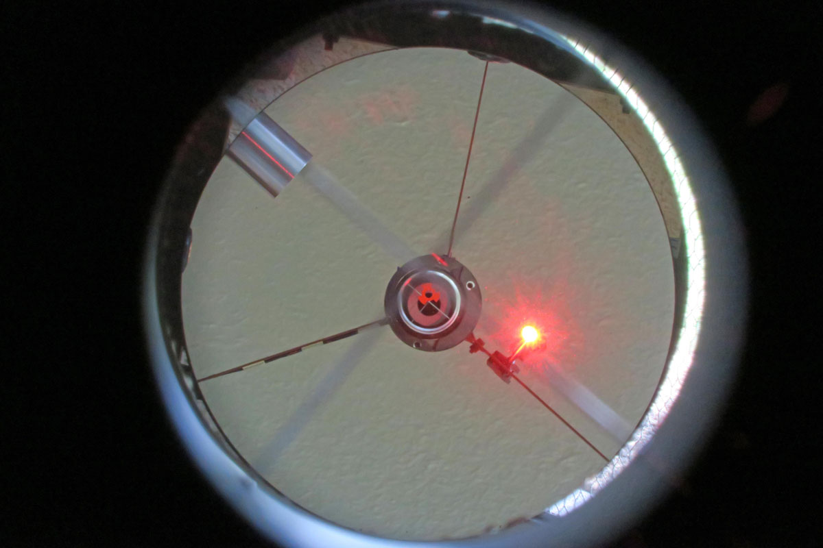 サイトチューブから覗いた場合の写真