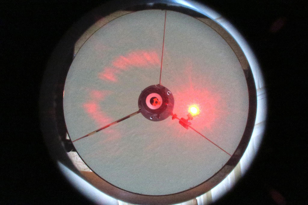 チェシャアイピースで覗いた場合の写真