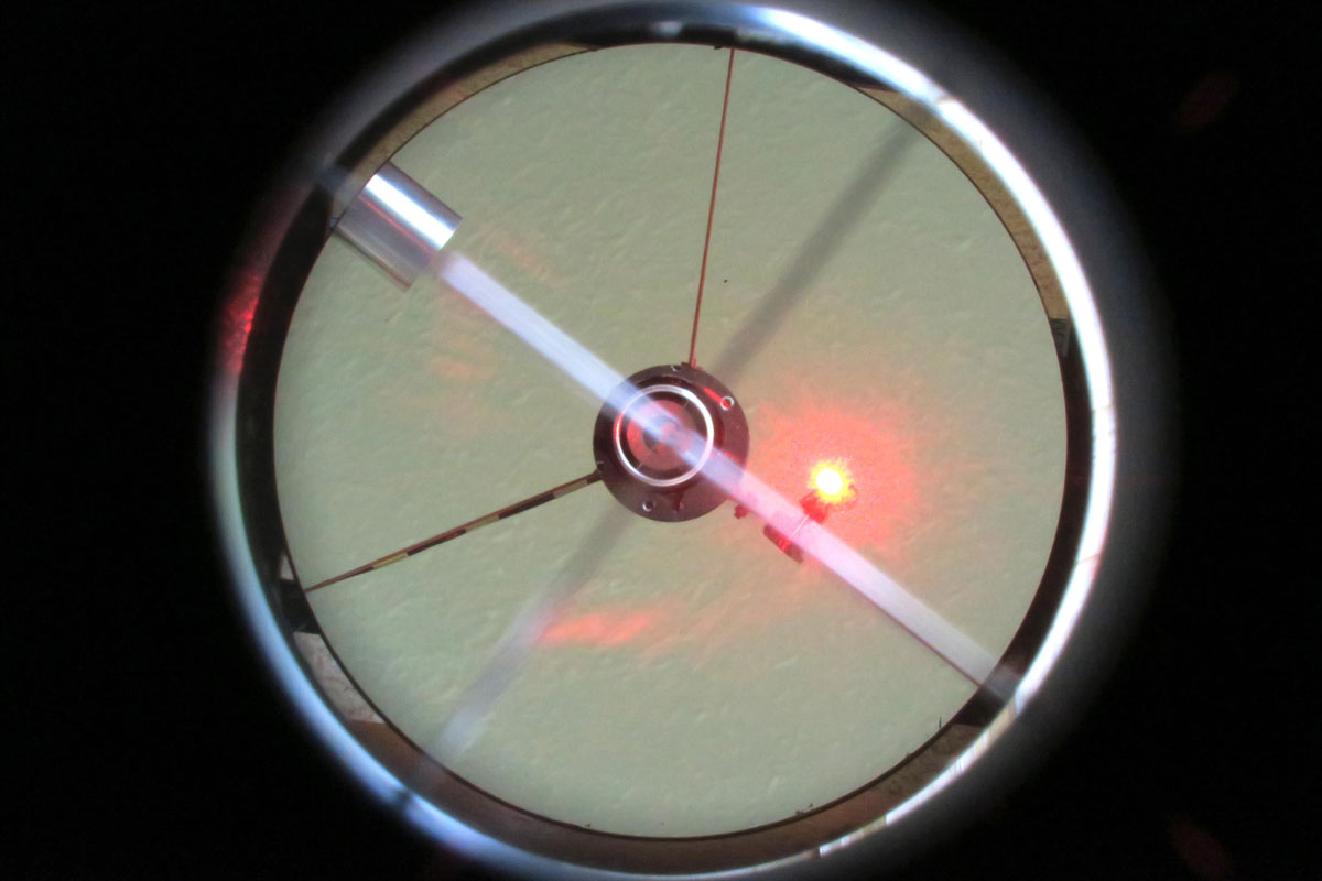 サイトチューブから覗いた場合の写真