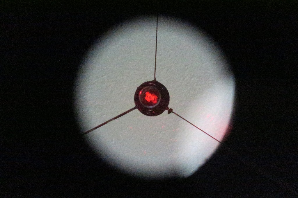 オートコリメーターで覗いた場合の写真