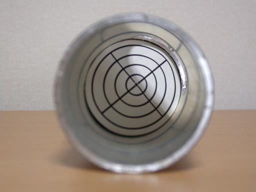 自作レーザーコリメーター正面の写真