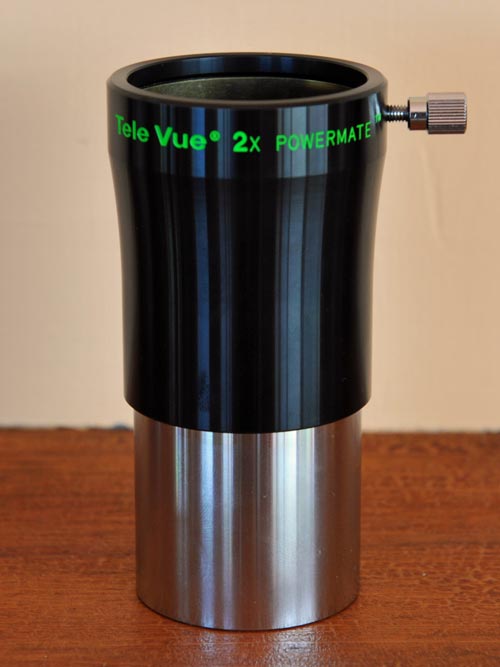 Tele Vue 2x Powermate side view