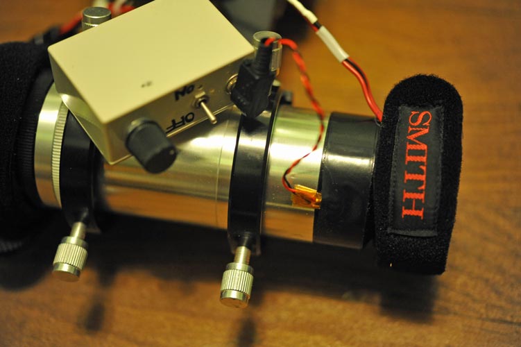 LEDのファインダーへの取り付け