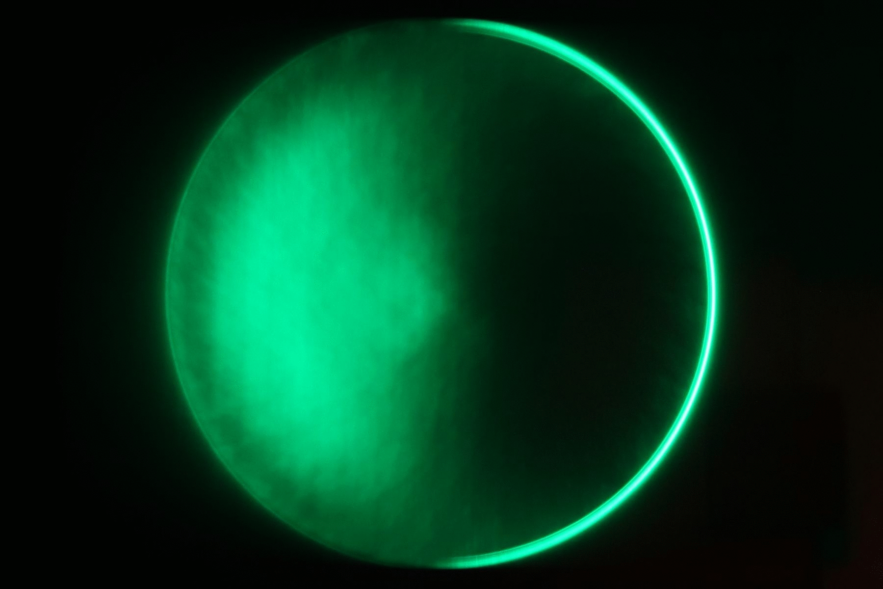 Foucaultgram for a hand made 15cm F6.71 mirror