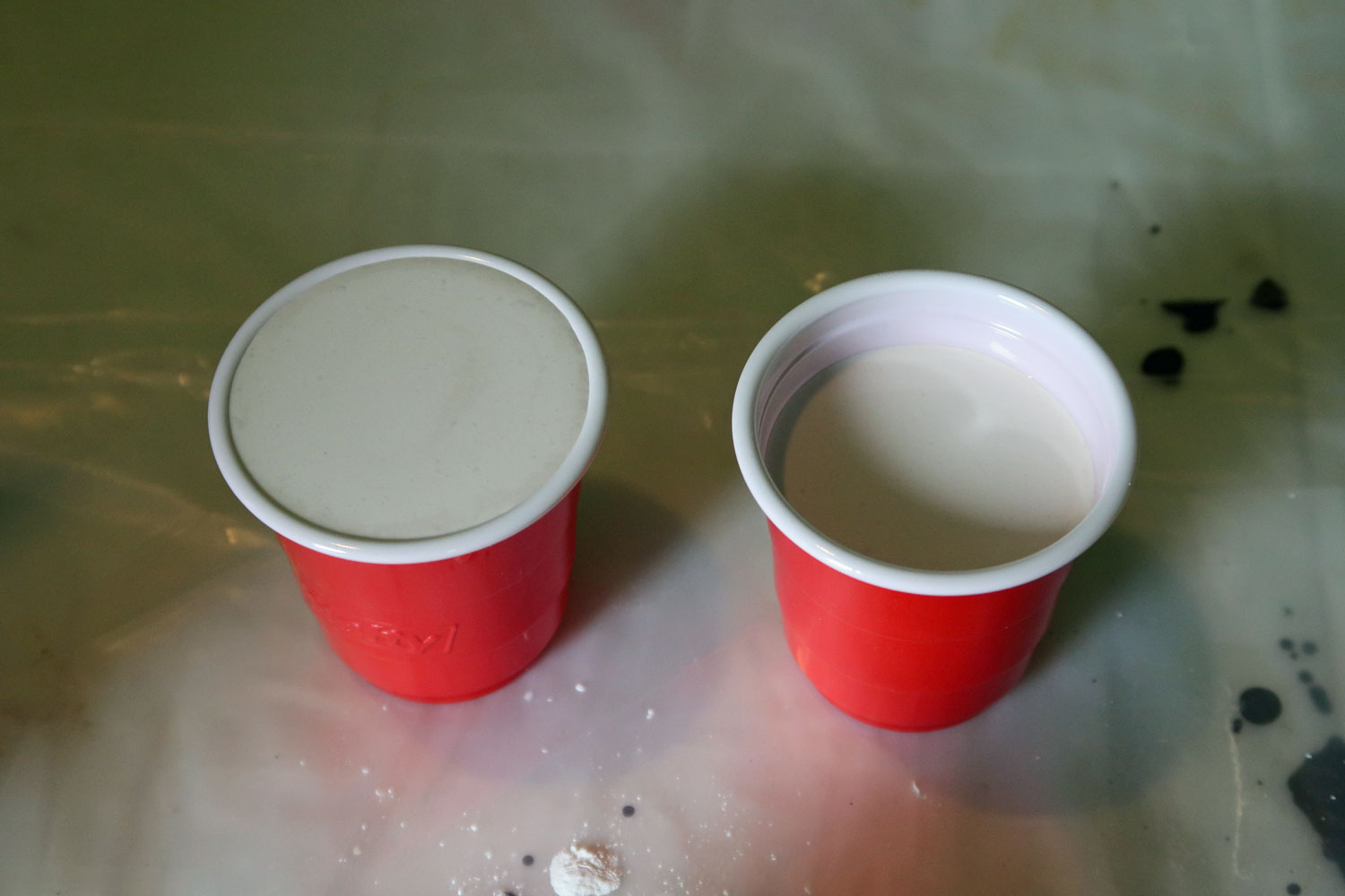 石膏を用いた鋳型の製作