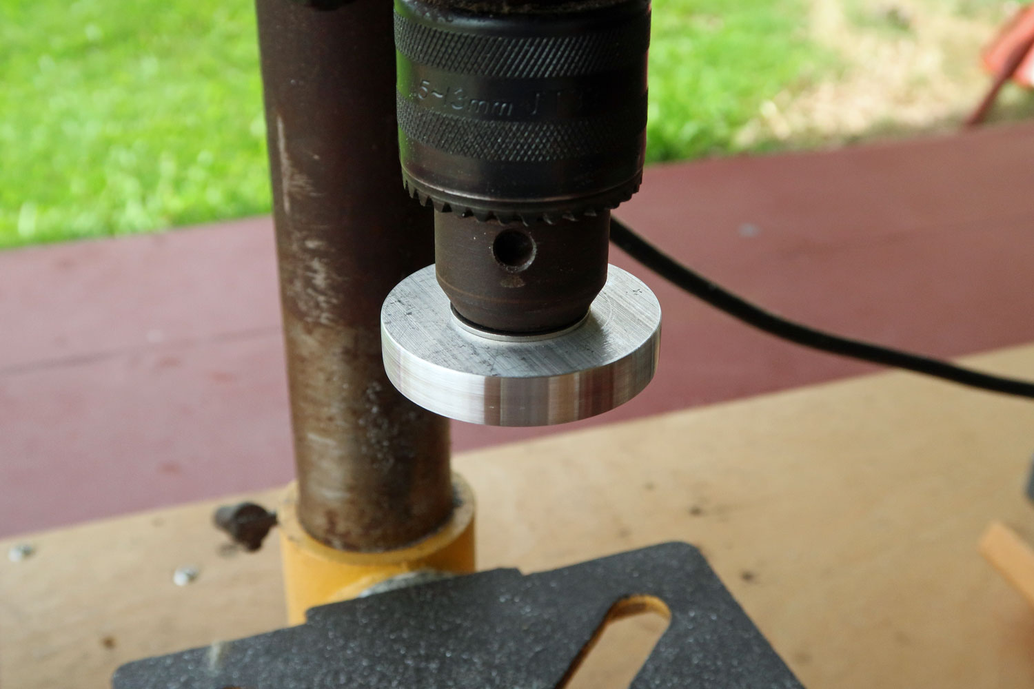 アルミ板から製作した原型