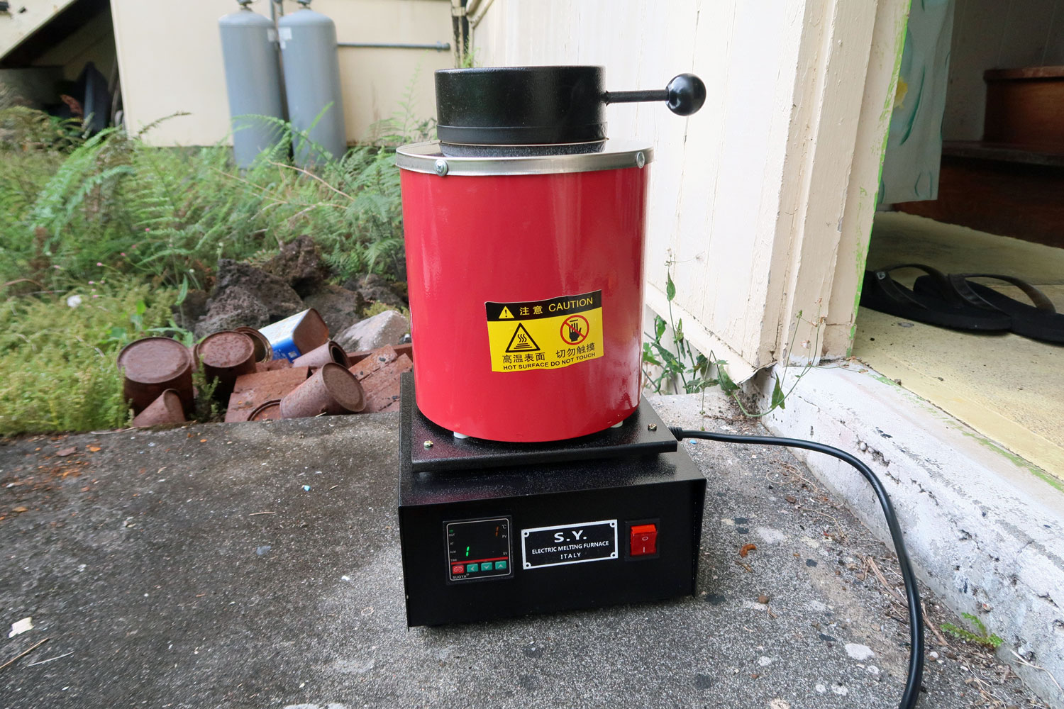 電気炉の試運転