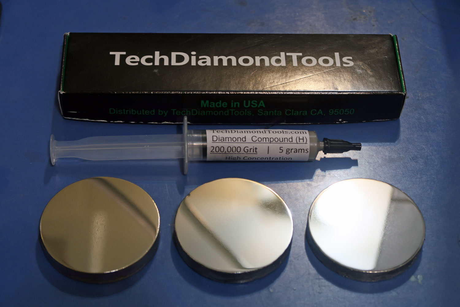 ダイヤモンドペーストを使った研磨