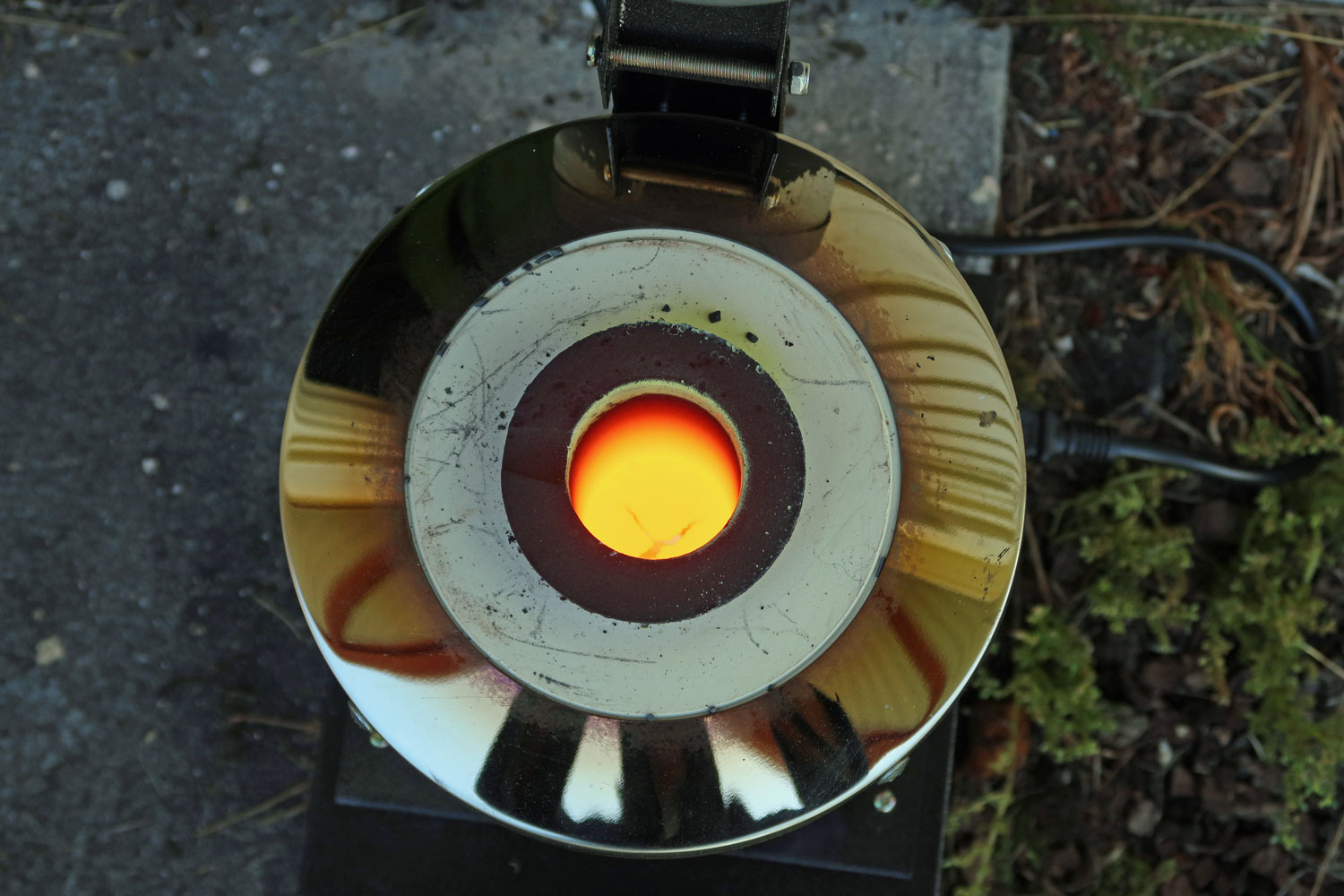 純銅による冷やし金の鋳造