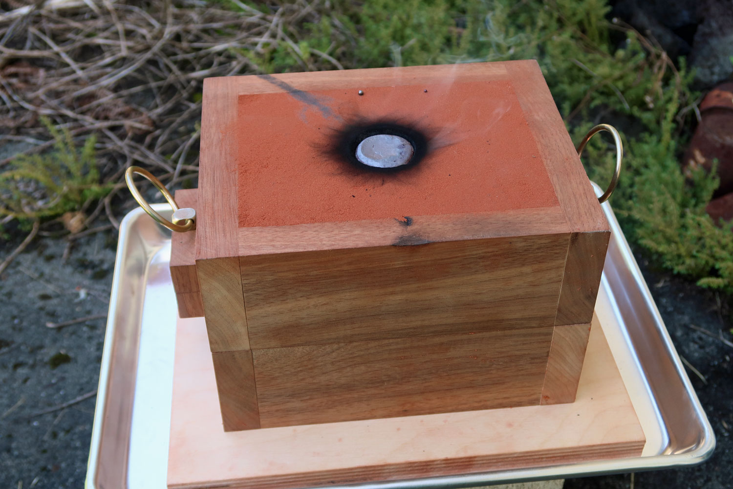 純銅による冷やし金の鋳造