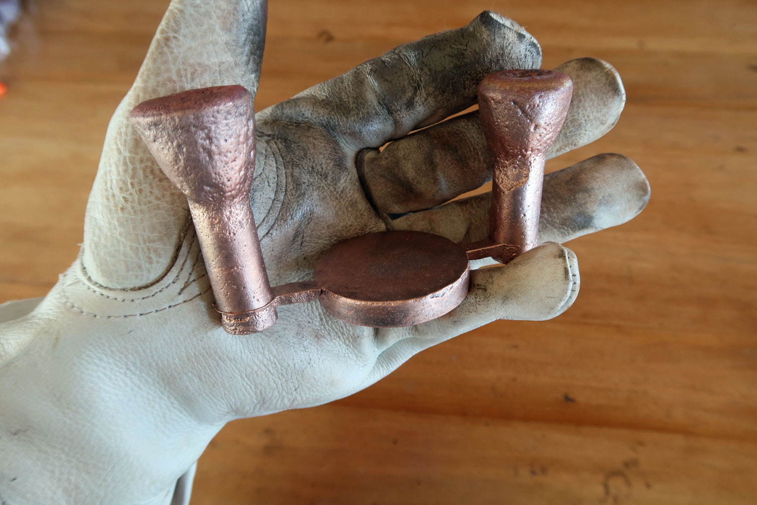 錫 37.7%青銅の鋳造