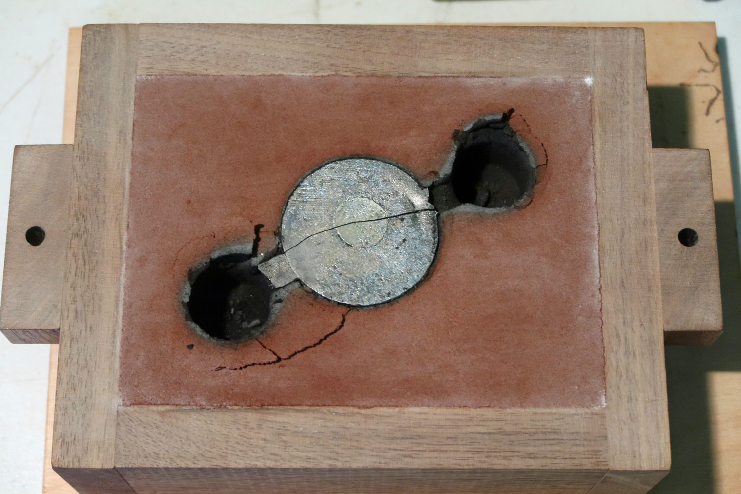 割れた錫 33.4%青銅