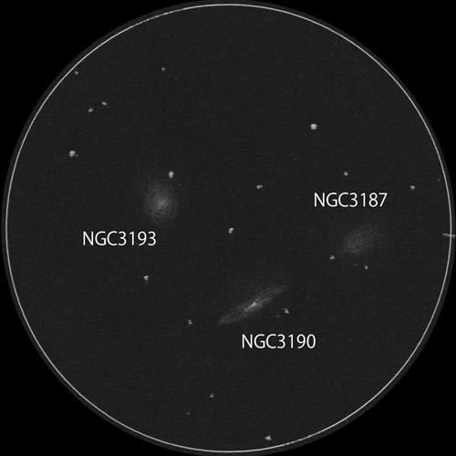 Arp316 (HCG44)のスケッチ