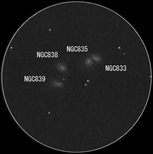 Arp318 (HCG16)のスケッチ