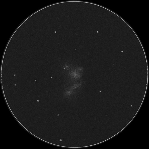 HCG40 (Arp321)のスケッチ