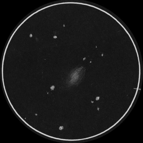 M1かに星雲のスケッチ