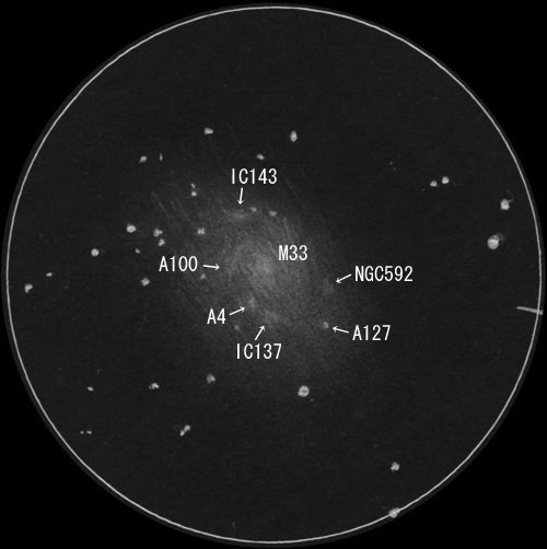 M33のスケッチ