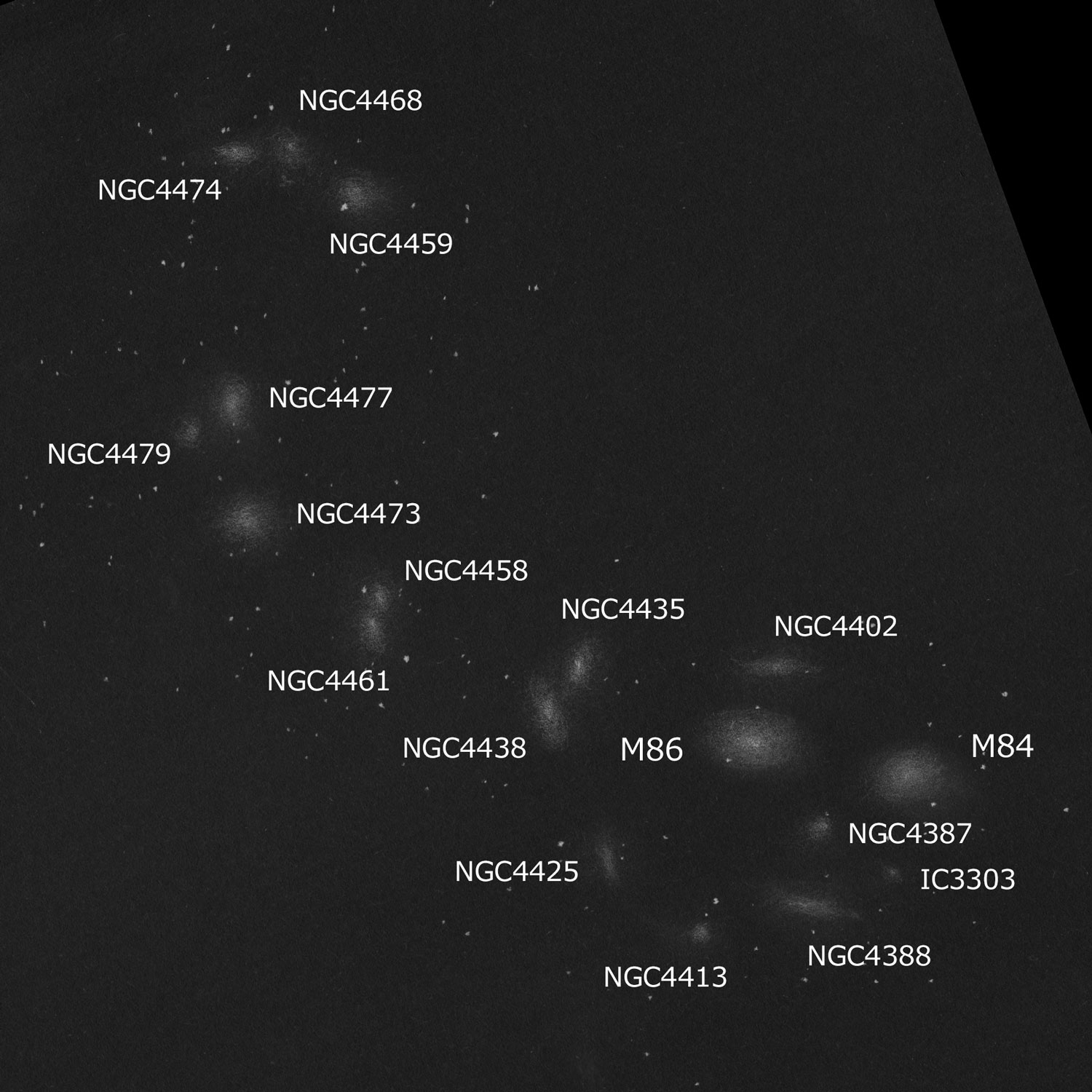 マルカリアンチェーン (M84, M86, 他)のスケッチ