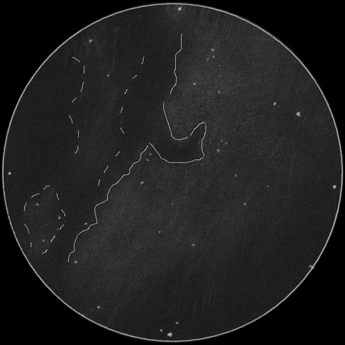 馬頭星雲のスケッチ