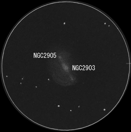 NGC2903のスケッチ