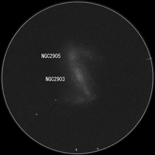 NGC2903のスケッチ