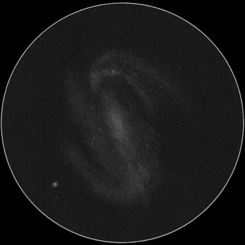 NGC2903のスケッチ