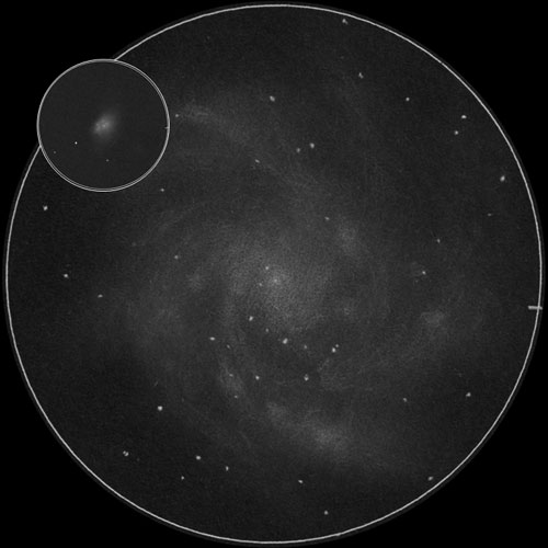 NGC604のスケッチ